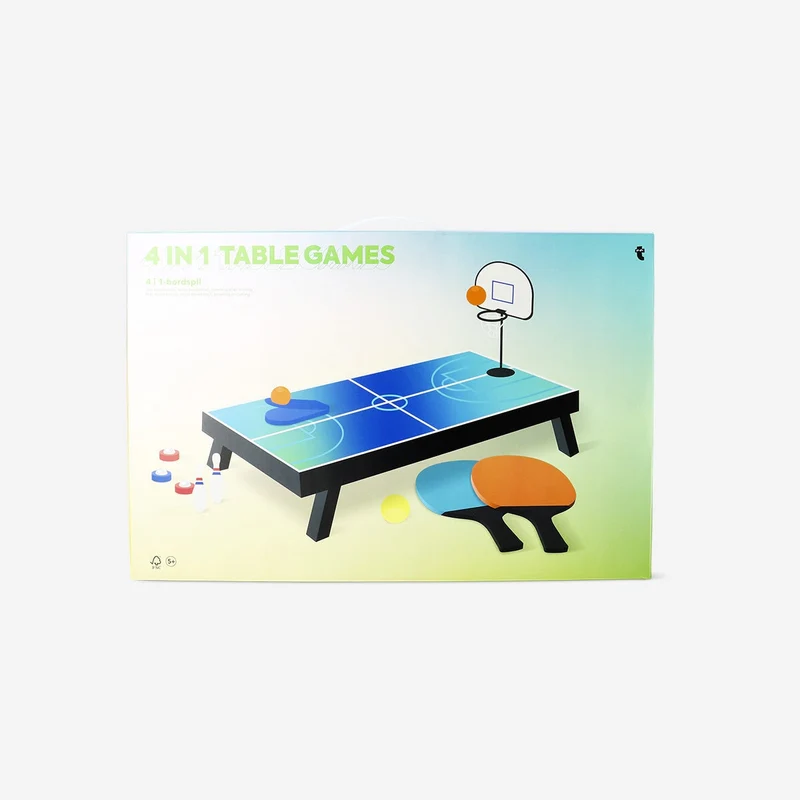 4-in-1 Table games - 51 cm