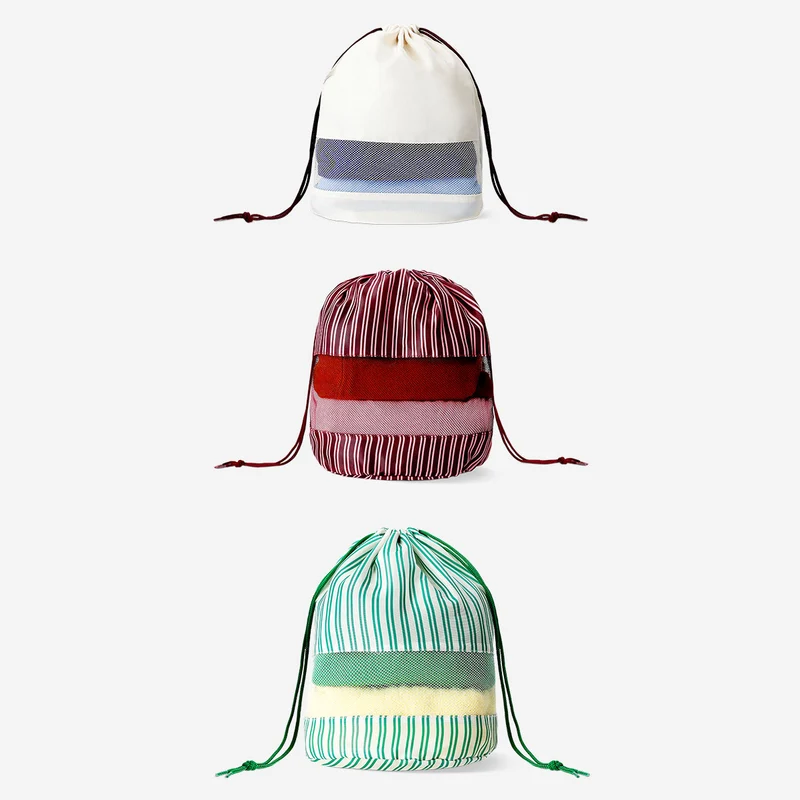 Drawstring organiser bags - 3 pcs