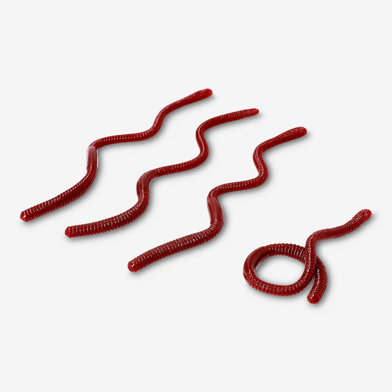 Sticky worms in a box