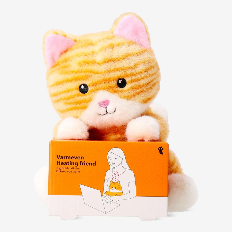 Plush heating toy - Tabby cat