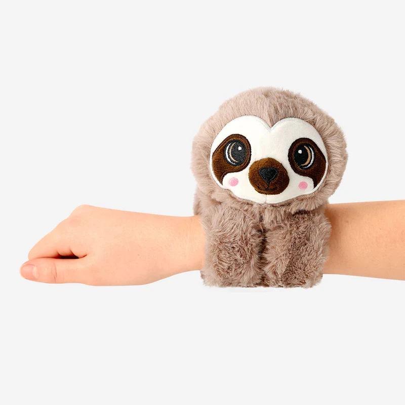 Snap slap sloth bracelet