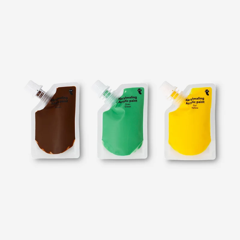 Set of acrylic paint - 3 pcs