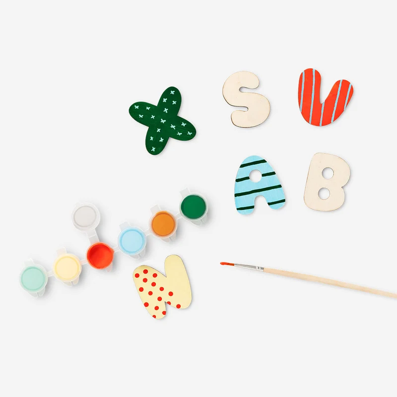 DIY painting letters - A to Z