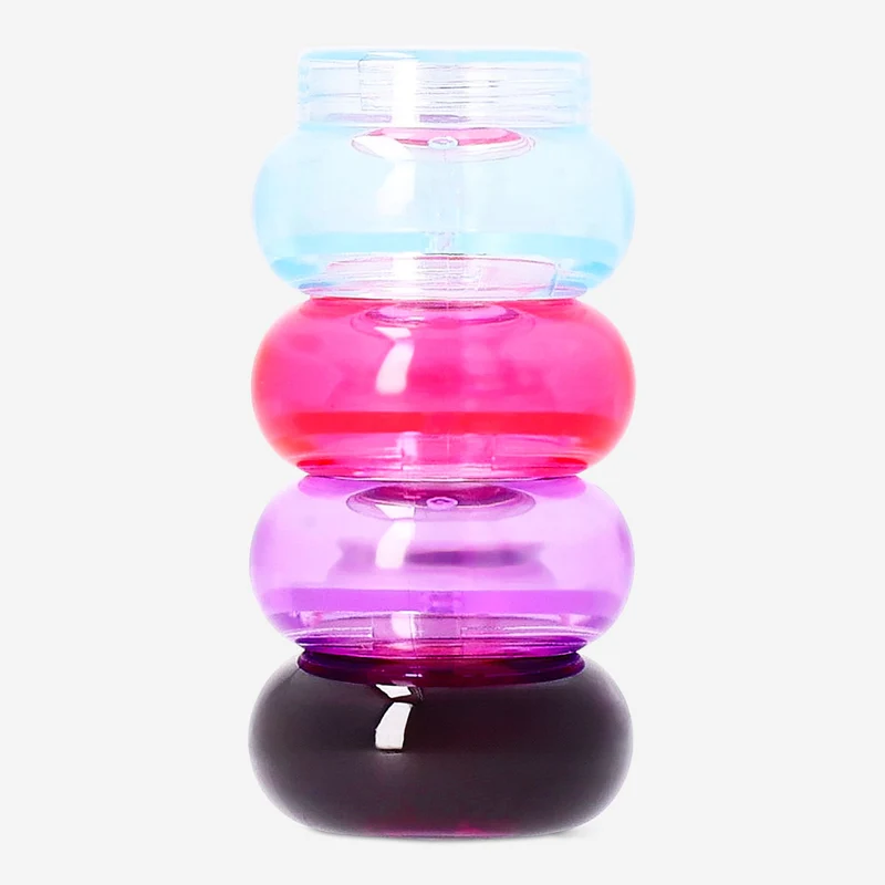 Travel set with stackable jars - 4 pcs