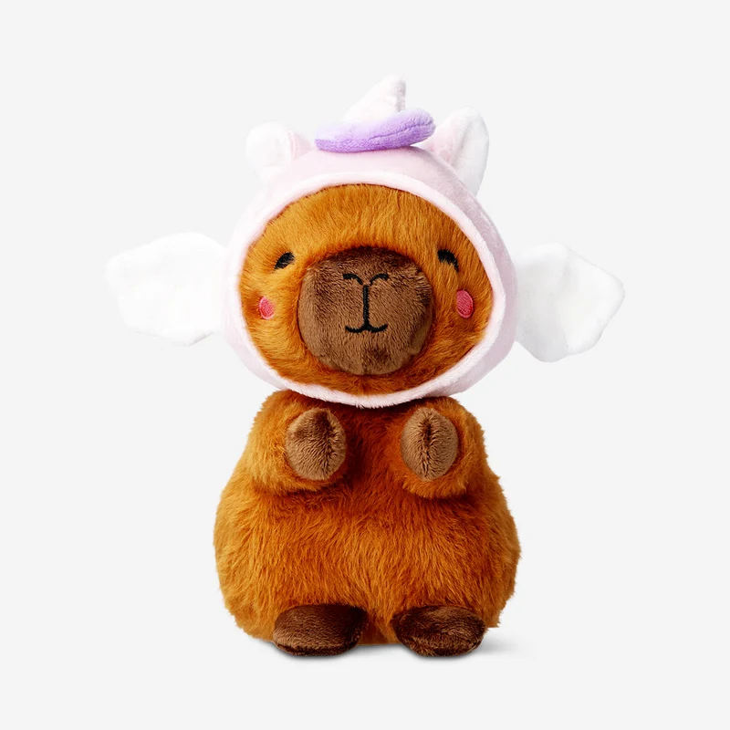 Plush toy - Capybara with unicorn hat