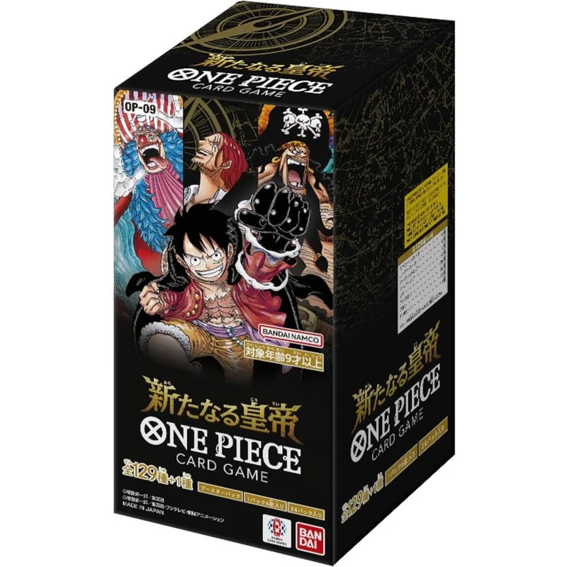 Bandai One Piece Kortspel Fyra Kejsare OP-09 Box Japan