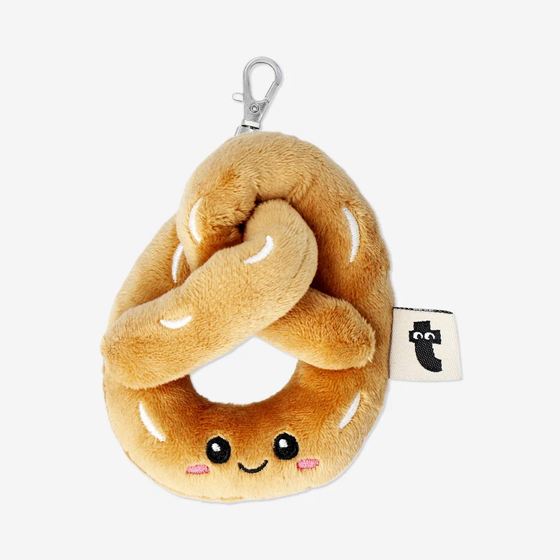 Plush toy key ring - Pretzel