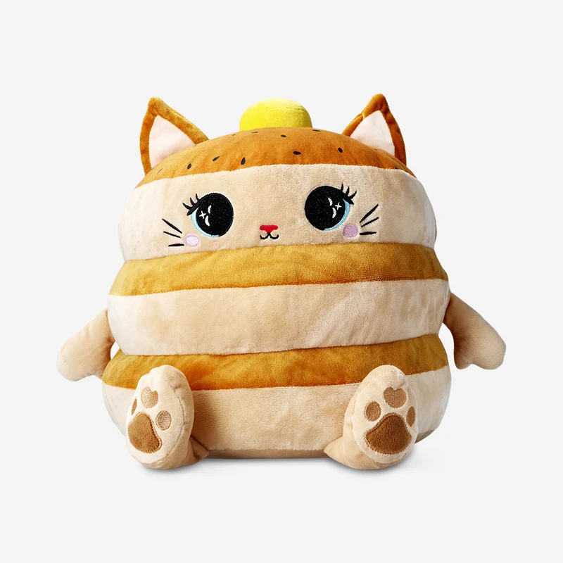 Plush toy - Teddy cat as pancake