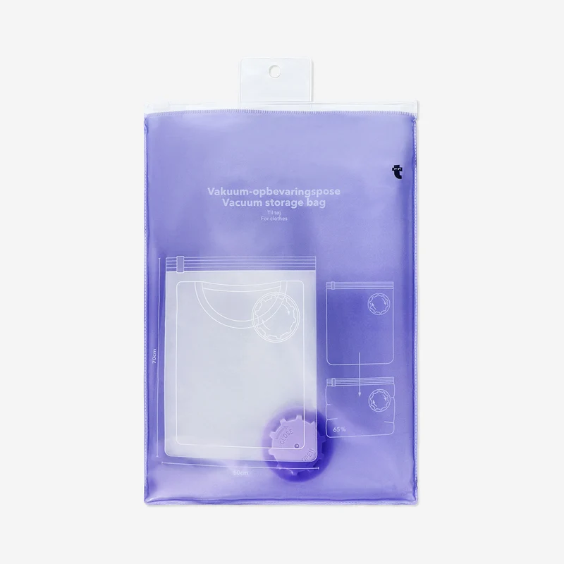 Vacuum storage bag for clothing - 70 cm