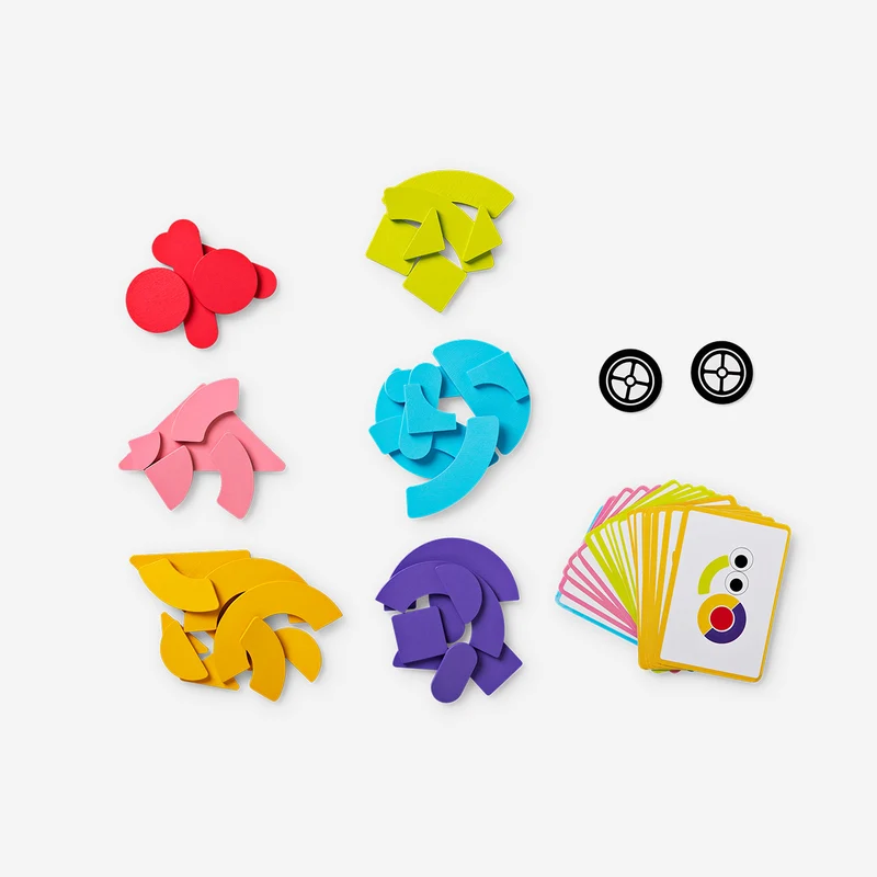 Building blocks and image cards