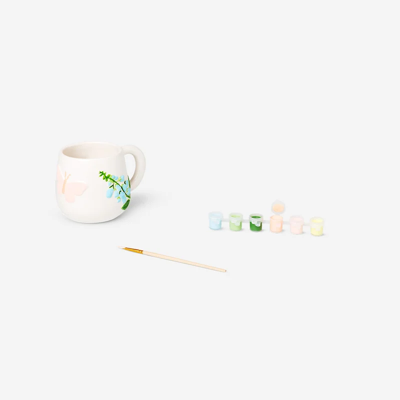 DIY floral mug - 350 ml