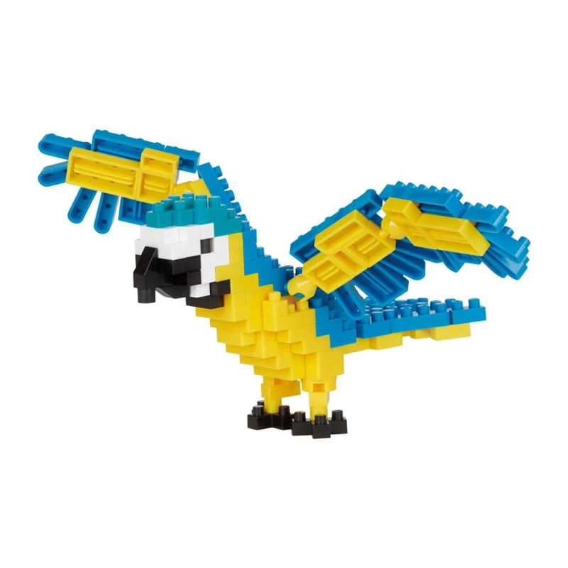 Nanoblock Blå och Gul Ara NBC_343 Kawada