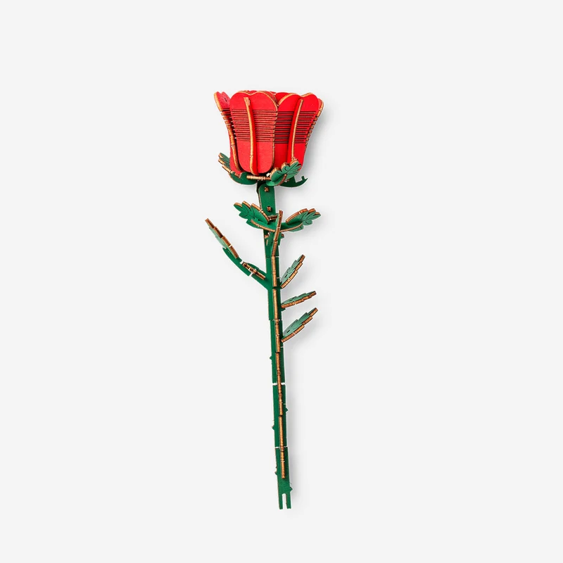 DIY wooden rose