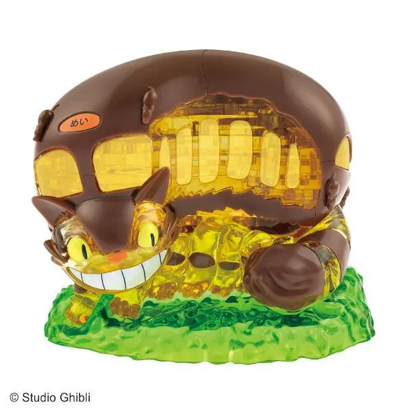 Studio Ghibli 3D Cristal Pussel Ghibli Min Granne Totoro Catbus 61 bitar