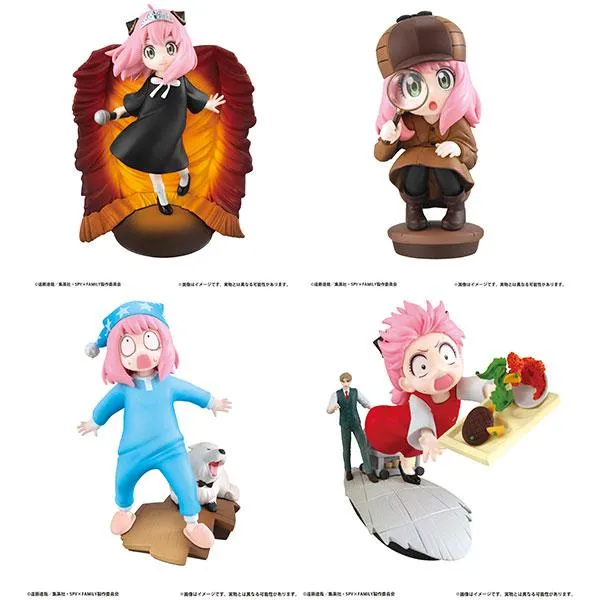 Megahouse Petitrama-serien SPY×FAMILY Förpackad SPY×FAMILY3 4 delar FÖRPACKNING