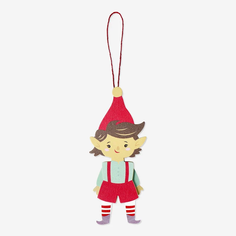 Wooden Christmas elf