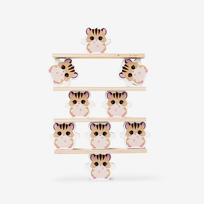 Stacking hamsters game