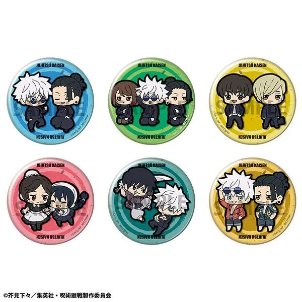 Megahouse Burkmärken Samling Jujutsu Kaisen Buddy Samling Utgåva Kaitama/Tamaori Set med 6