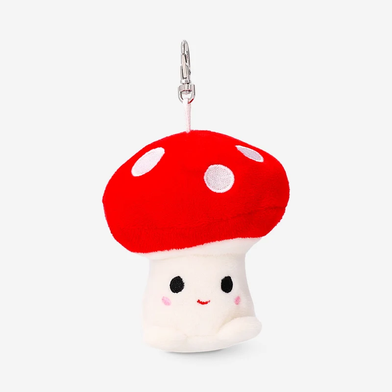 Keyring - Plush toy mushroom