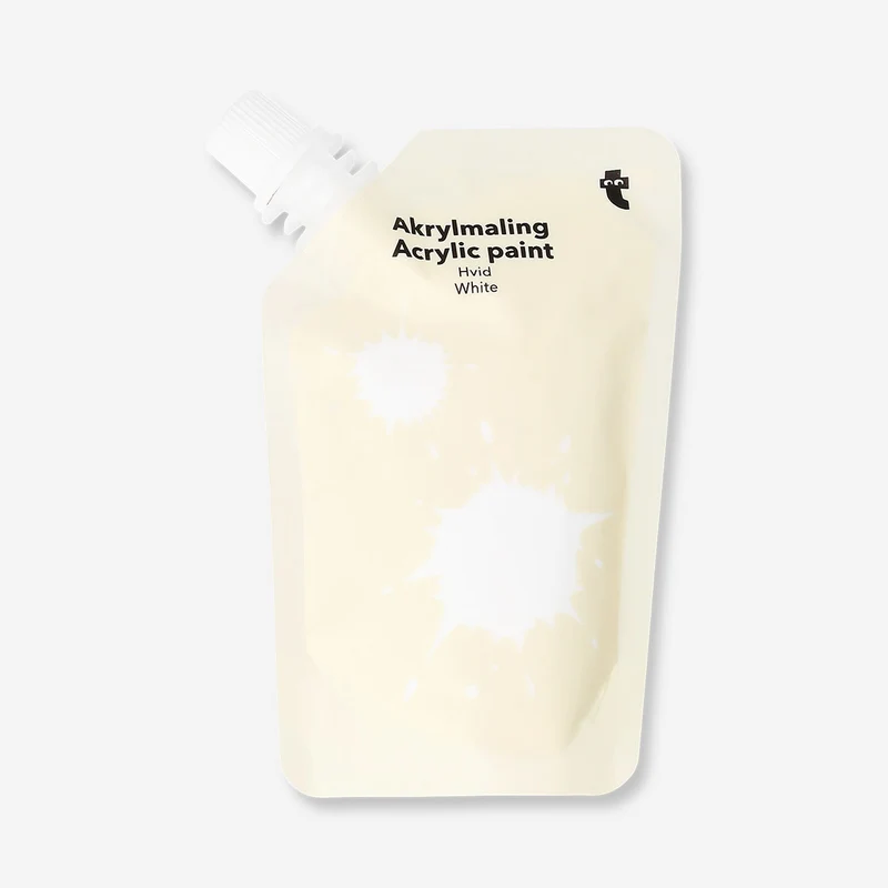 White acrylic paint - 80 ml