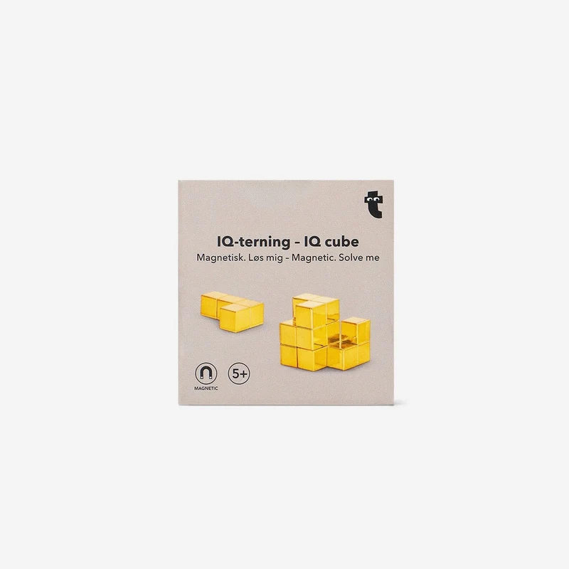 Magnetic IQ cube - Gold