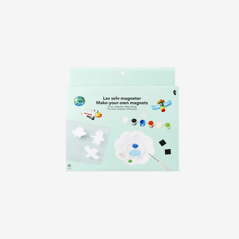 DIY space magnets with paint - 7 pcs