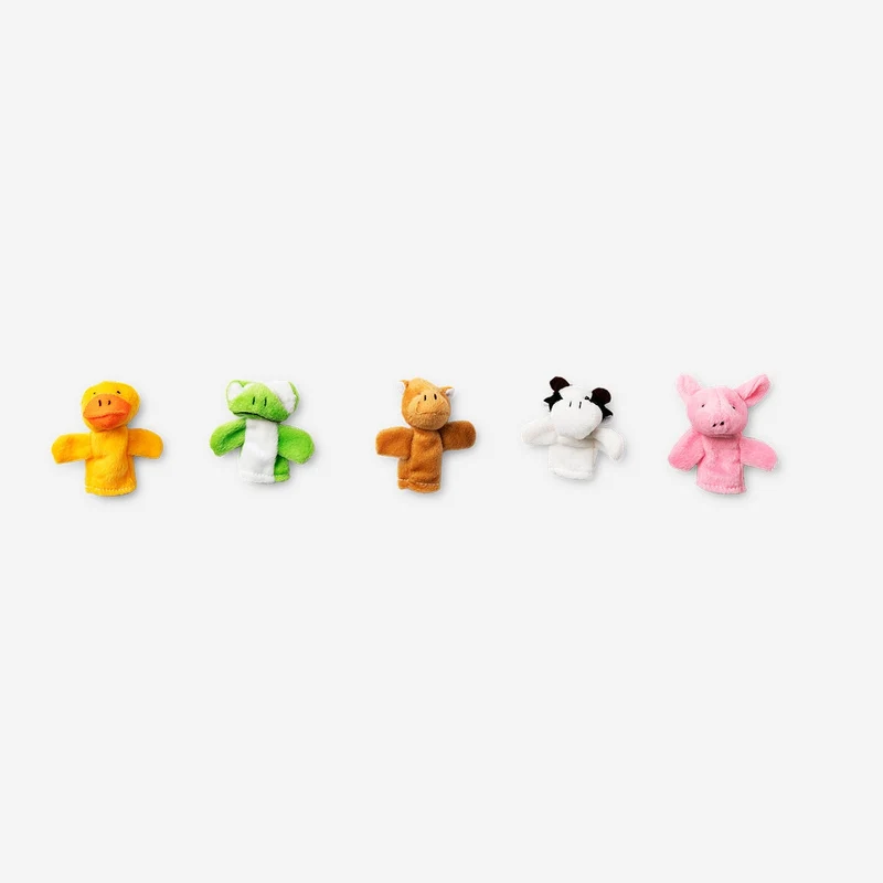 Farm animals finger puppets - 5 pcs