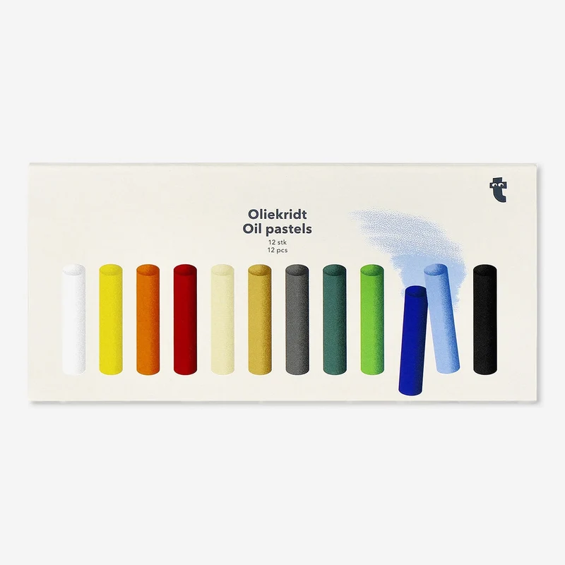 Oil pastels - 12 pcs