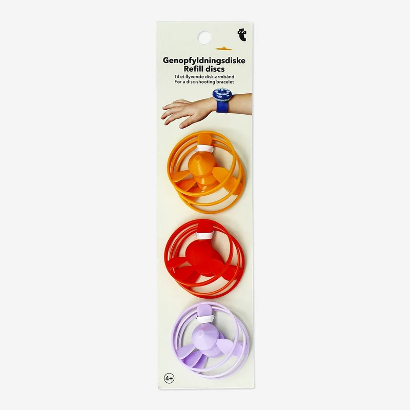 Refill discs for a disc-flying bracelet - 9 pcs