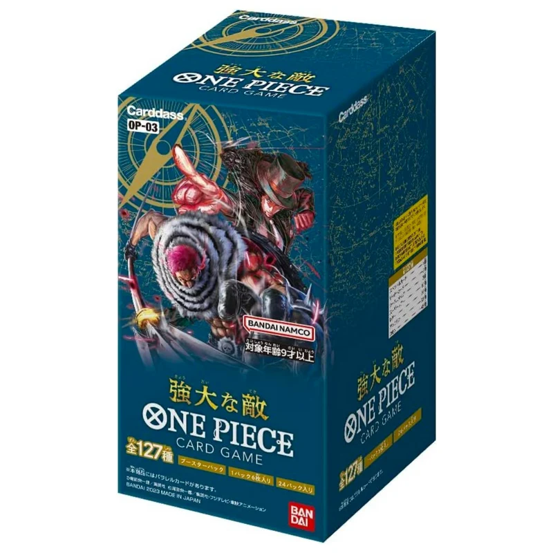 BANDAI ONE PIECE Kortspel Mighty Enemies OP-03 Booster BOX Japan