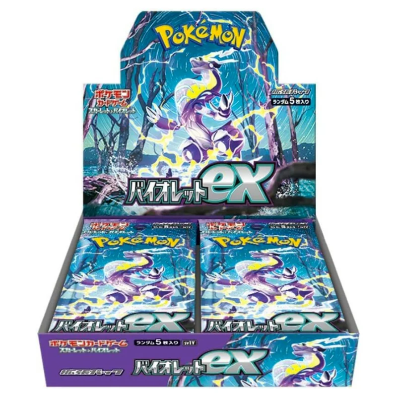 Pokémon Kortspel Scarlet & Violet Booster Pack Violet EX BOX sv1v Japan