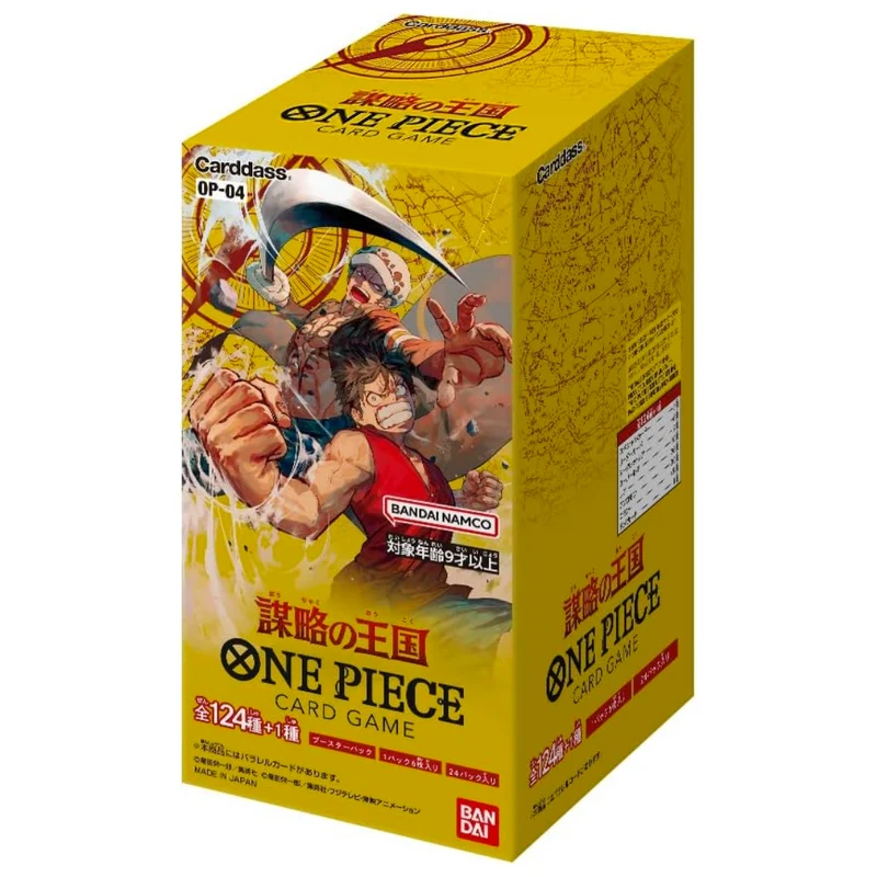 BANDAI ONE PIECE Kortspel Kingdom of Plots OP-04 Booster BOX Japan