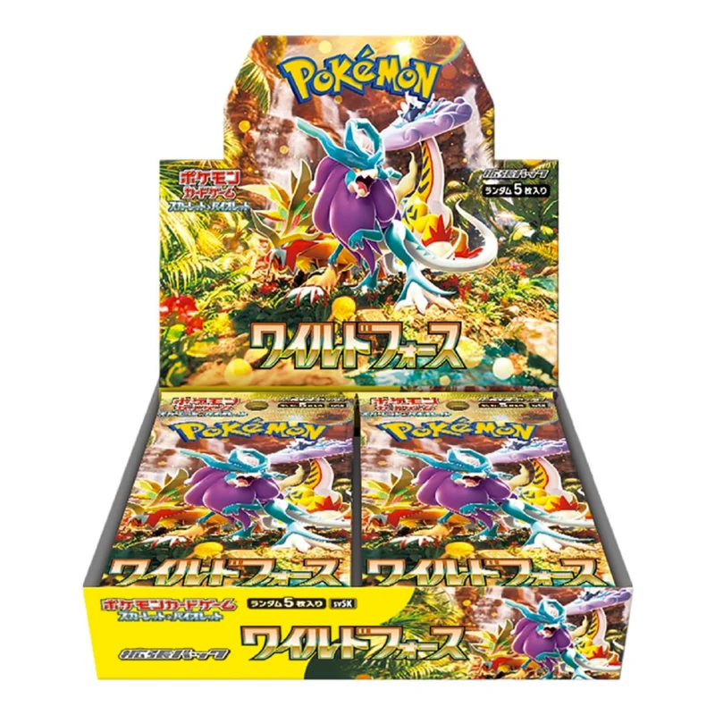 Pokémon Kortspel Scarlet & Violet Booster Pack Wild Force BOX sv5k Japan