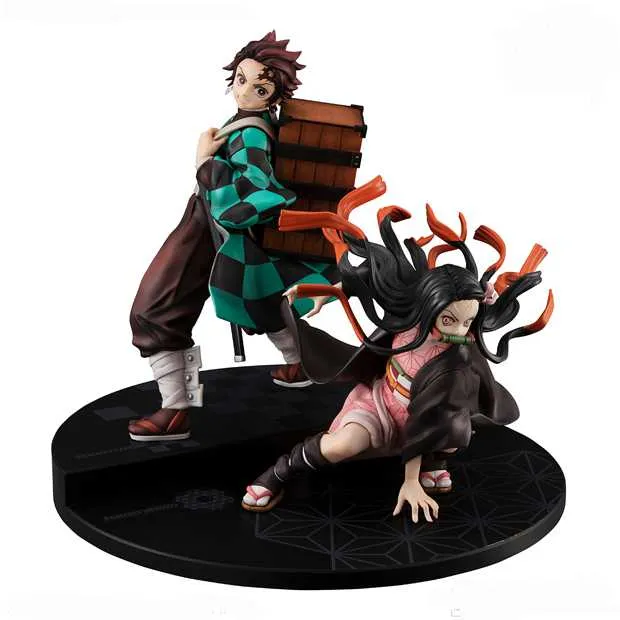 Megahouse Precious GEM-serien Demon Slayer: Kimetsu no Yaiba Kamado Brother and Sister Set Figur