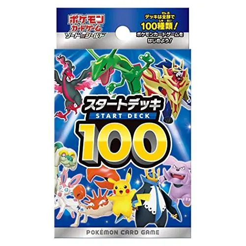 Pokémon-kortlek 100 Japanskt Svärd och Sköld TCG Japan