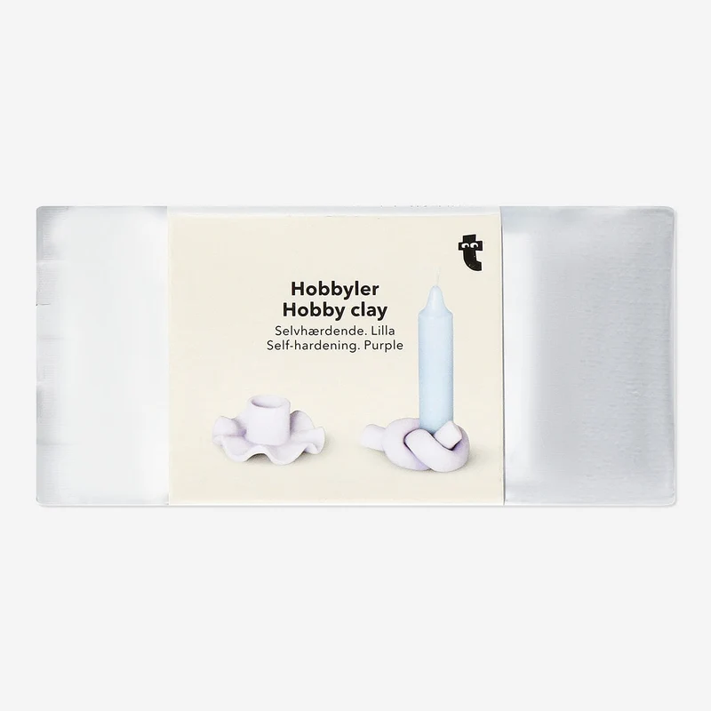 Airdrying hobby clay in purple - 200 g