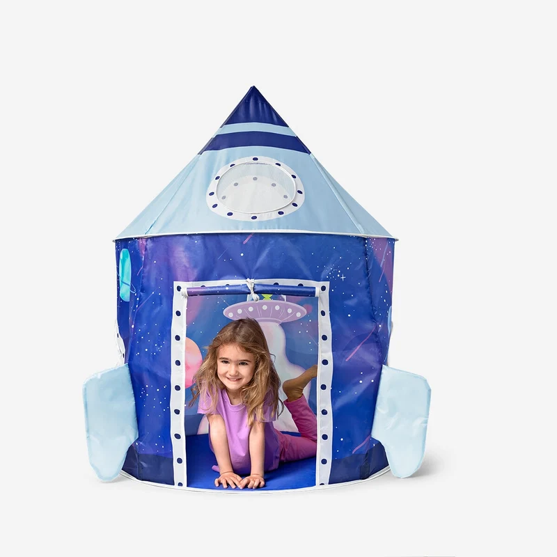 Space themed play tent