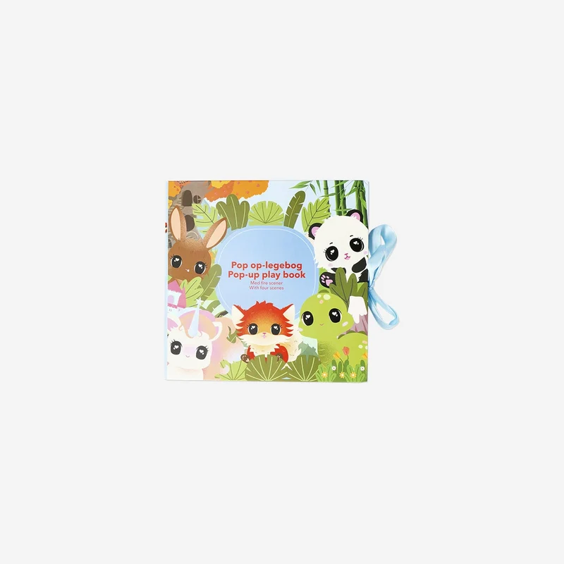 Play pop up book with landscapes