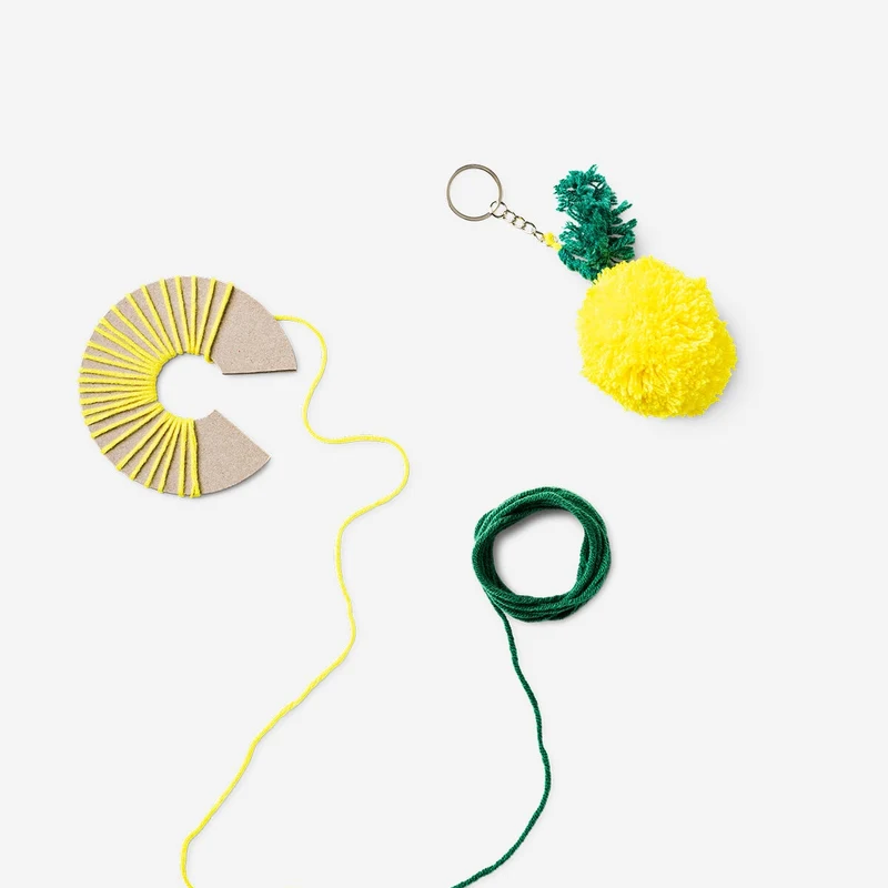 Make-your-own lemon key ring