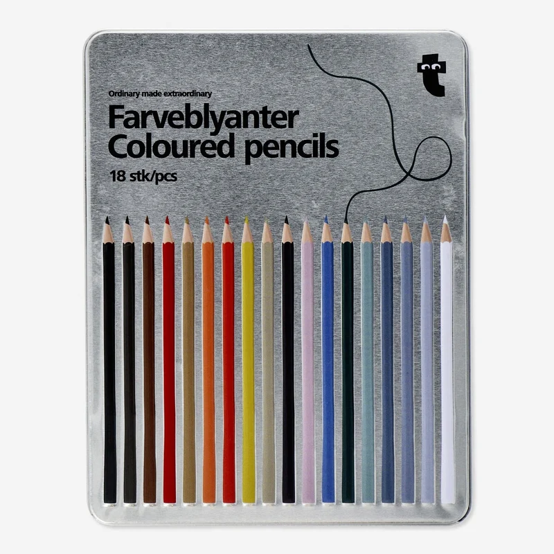 Watercolouring pencils. 18 pcs