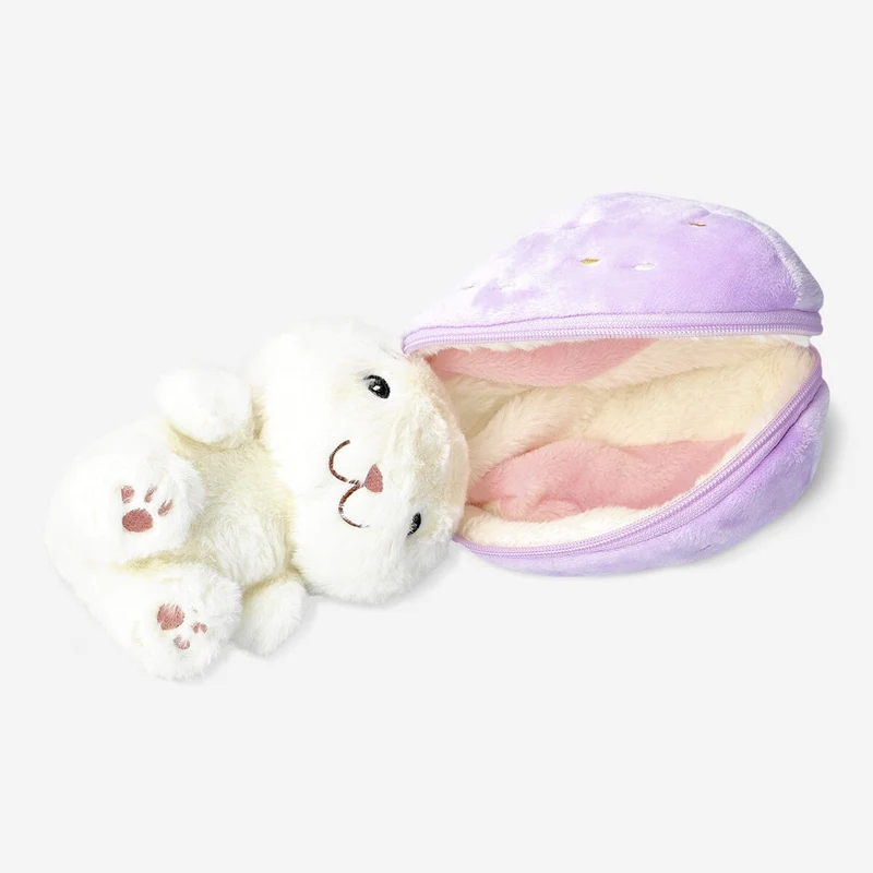Plush bunny in Easter egg