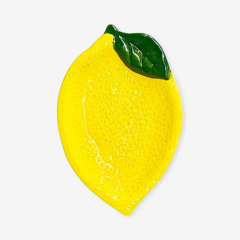 Lemon vase & dish CL