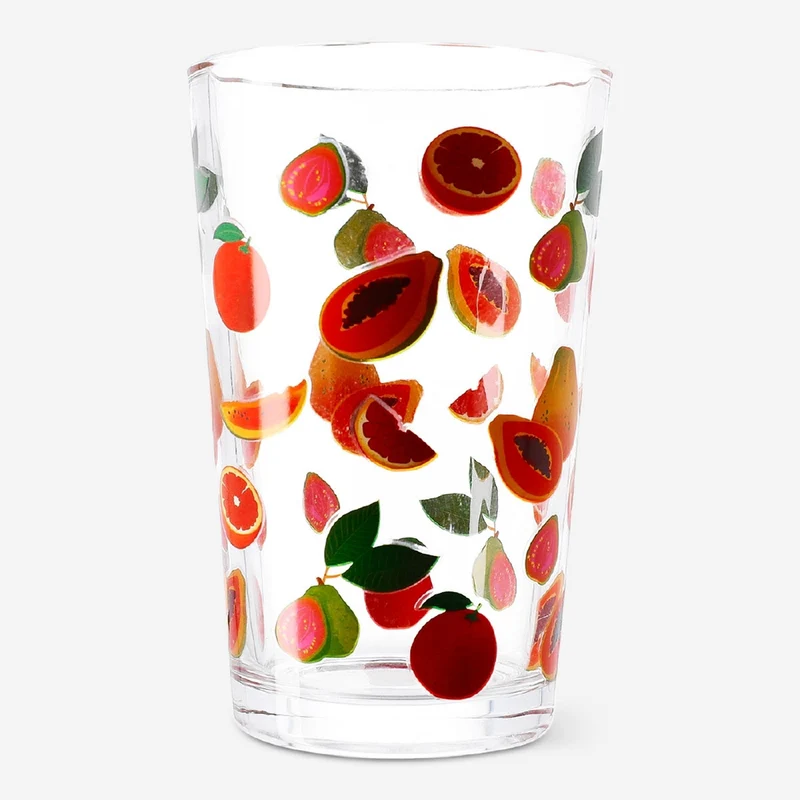 Lemons & fruits glass/jug CL