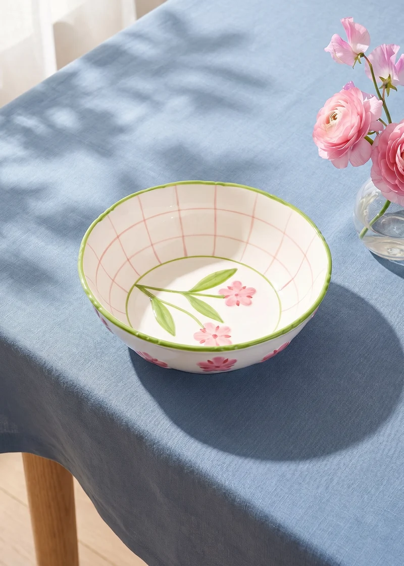Ceramic with flower designs CL