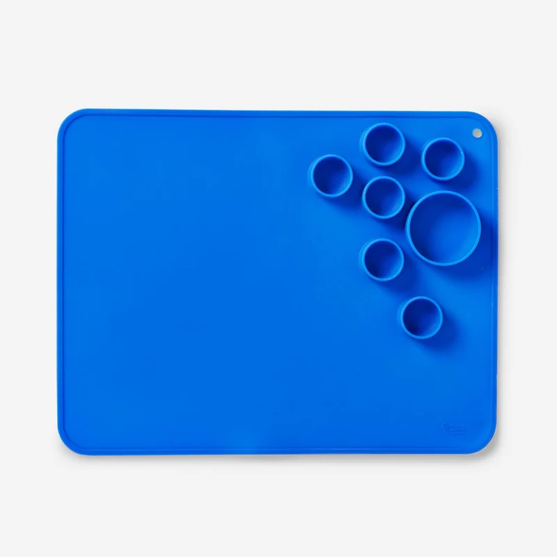 Blue hobby mat for kids