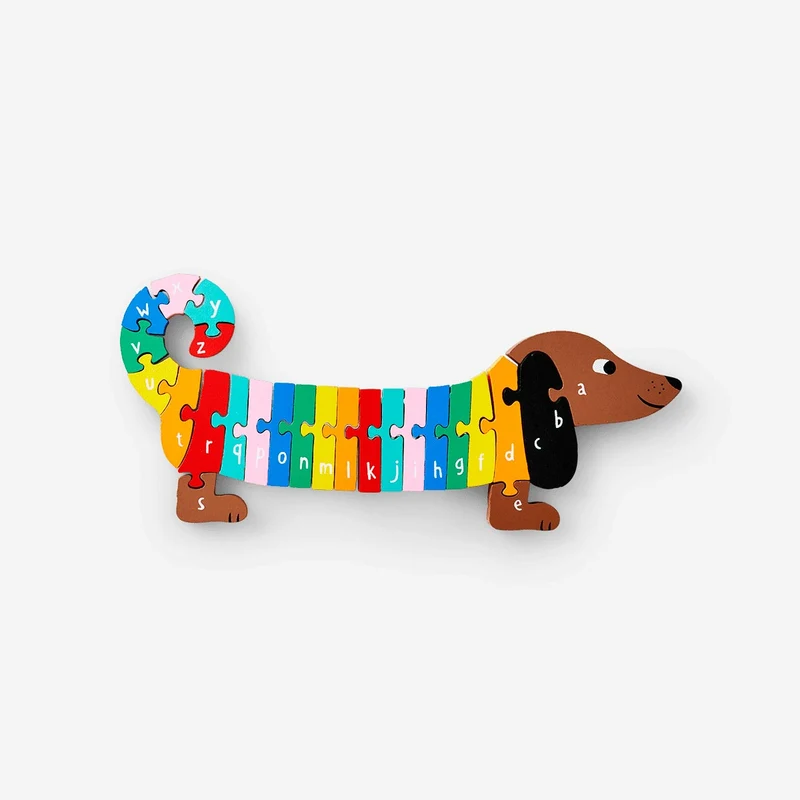 Alphabet puzzle - Sausage dog