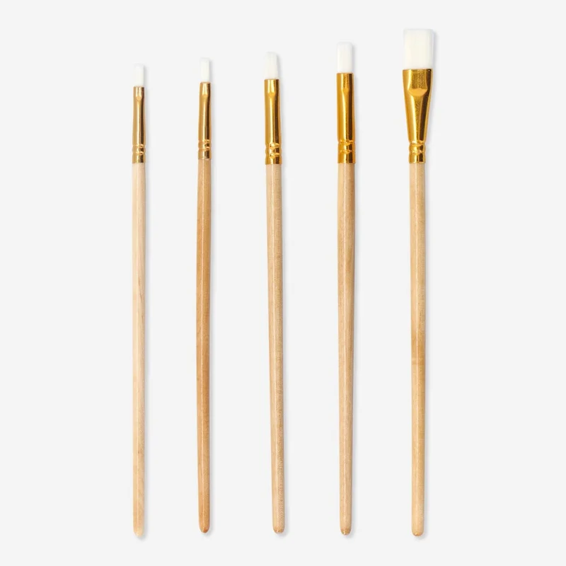 Paintbrushes. Synthetic hair