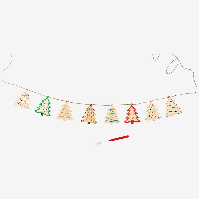 DIY Christmas garland. Reusable