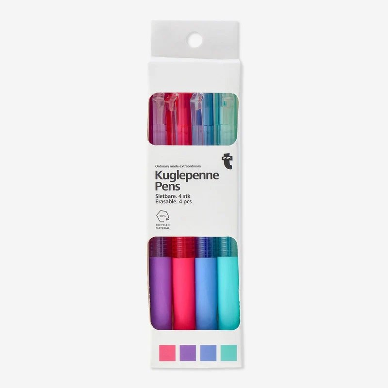 CL Erasable pens. 4 pcs