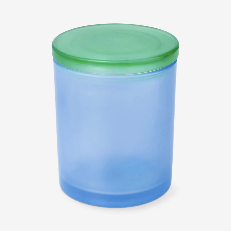 CL frosted glass jar